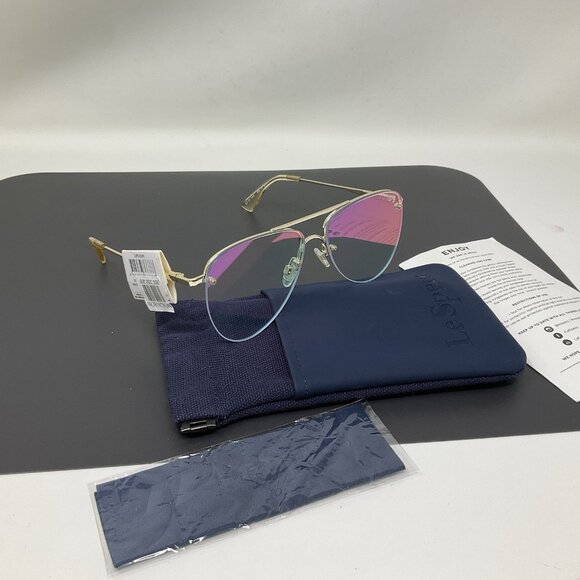 Le Specs Gold Sunglasses The Prince 2102399